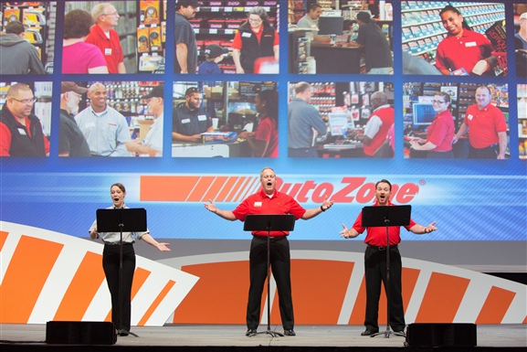 Opera Memphis performs at the 2014 AutoZone National Sales Meeting